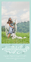 Hip Holiday Seafoam Photo Card