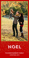 Stunning Specks Red Photo Card