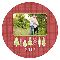 Plaid Trees Red - Front