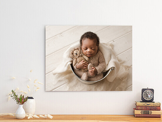 280GSM CANVAS PRINT YOUR PHOTO ON LARGE PERSONALISED BOX FRAMED 24X24IN 